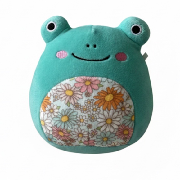 Squishmallows Robert Frog Plush 5” 🌸 No Tag | Floral Belly | Kawaii Mini - Picture 1 of 6